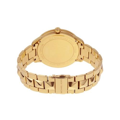 Michael Kors Runway Mercer Crystals Gold Dial Gold Steel Strap Watch For Women - MK6714 Buy Now By Michael Kors