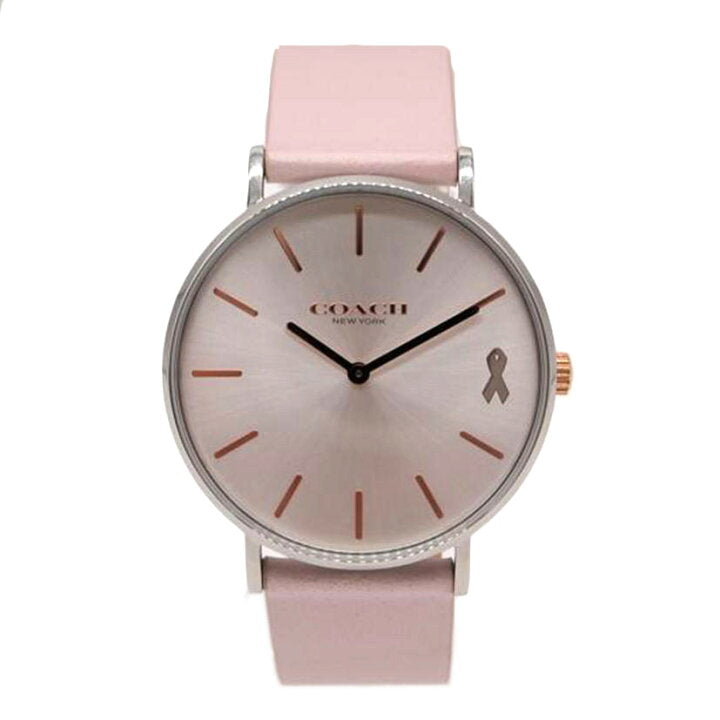 Coach Perry White Dial Pink Leather Strap Watch for Women - 14503128 Buy Now By Coach