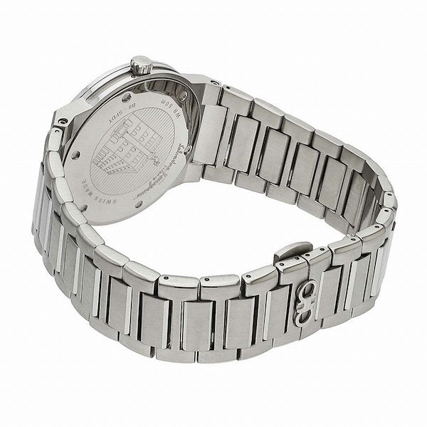 Salvatore Ferragamo F-80 Classic Black Dial Silver Steel Strap Watch for Men - SFDT02423 Buy Now By Salvatore Ferragamo