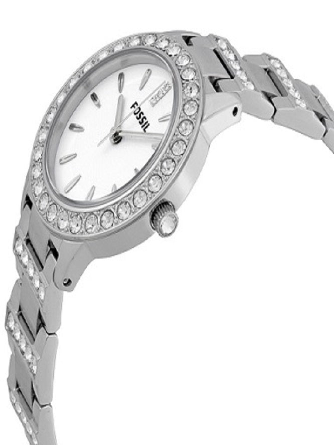 Fossil Jesse White Dial Silver Steel Strap Watch for Women - ES2362 Buy Now By Fossil