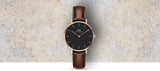 Daniel Wellington Classic Petite Bristol Black Dial Brown Leather Strap Watch For Women - DW00100165 Buy Now By Daniel Wellington