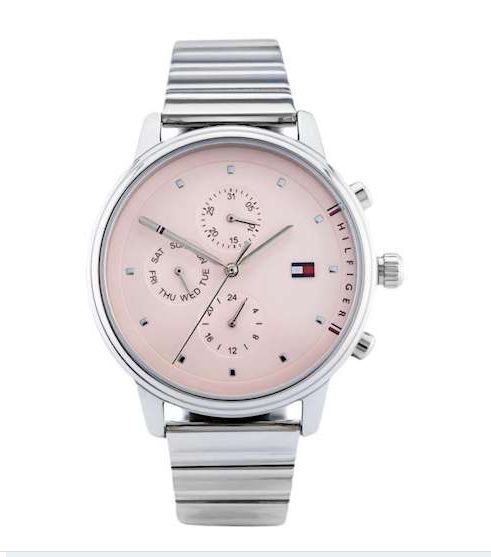 Tommy Hilfiger Blake Pink Dial Silver Steel Strap Watch for Women - 1781904 Buy Now By Tommy Hilfiger