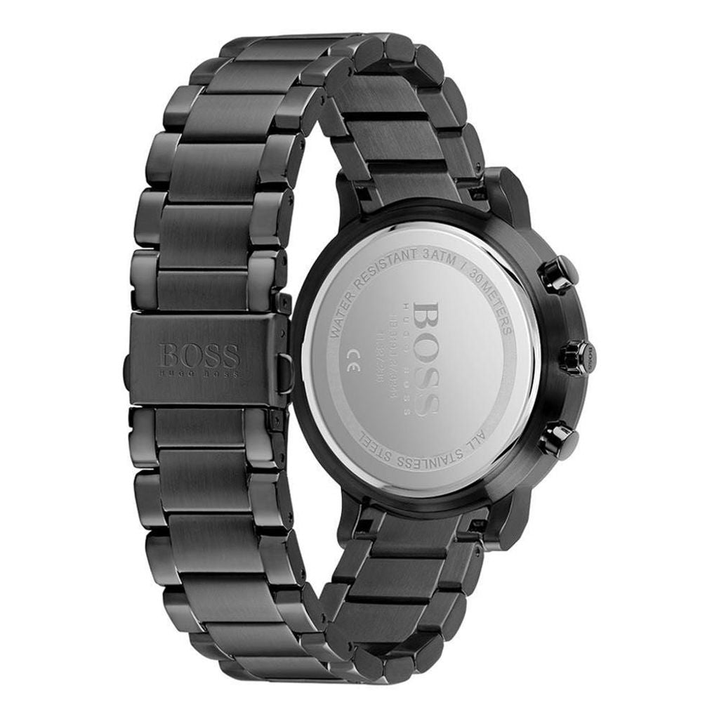 Hugo Boss Integrity Black Dial Black Steel Strap Watch for Men - 1513780 Buy Now By Hugo Boss