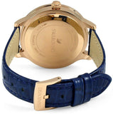 Swarovski Octea Lux Blue Dial Blue Leather Strap Watch for Women - 5414413 Buy Now By Swarovski