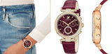 Swarovski Era Journey Red Dial Red Leather Strap Watch for Women - 5416701 Buy Now By Swarovski