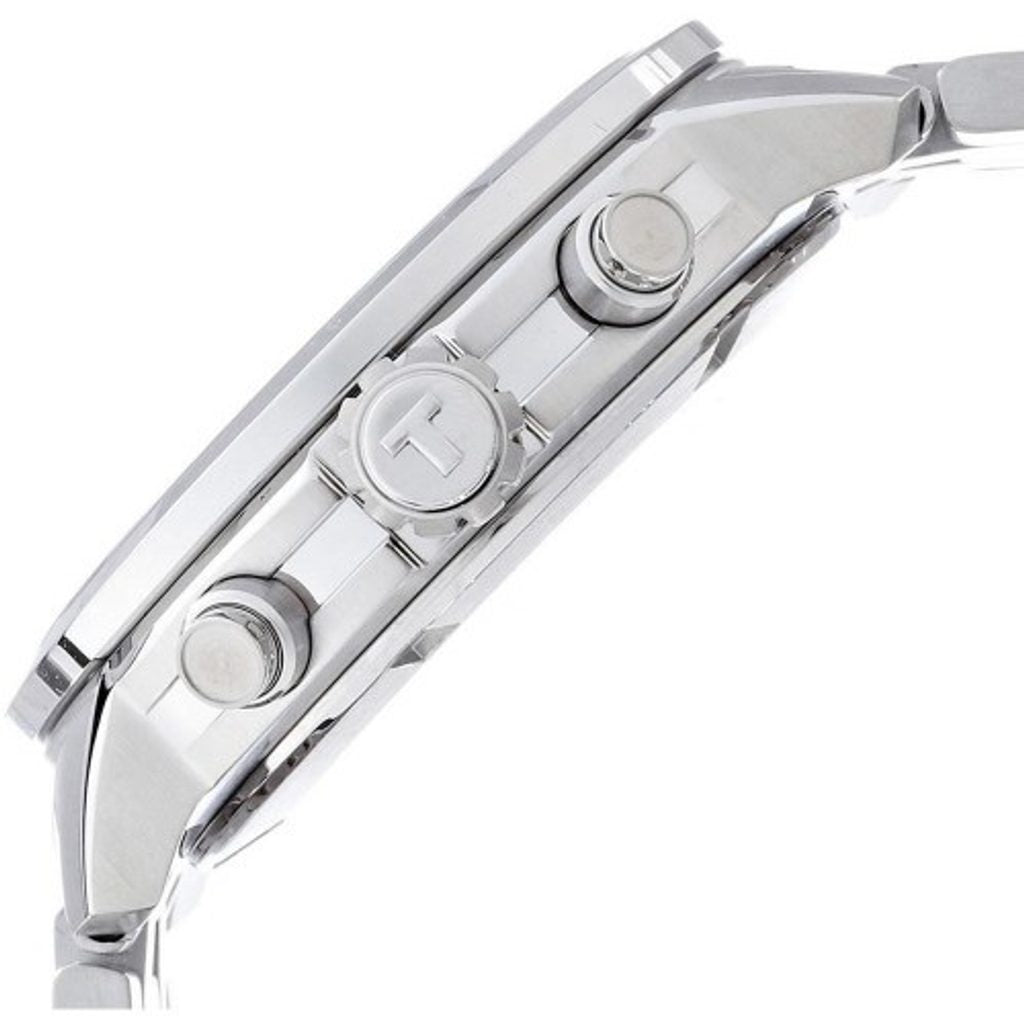 Tissot PRC 200 Chronograph White Dial Silver Steel Strap Watch For Men - T055.417.11.017.00 Buy Now By Tissot