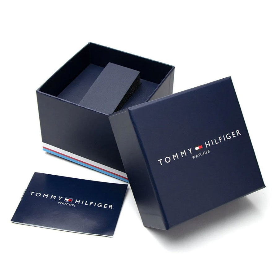 Tommy Hilfiger Troy Chronograph Black Dial Black Leather Strap Watch For Men - 1792110 Buy Now By Tommy Hilfiger