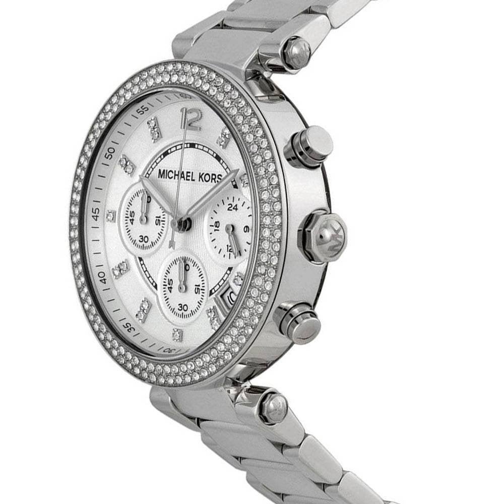Michael Kors Parker Silver Dial Silver Steel Strap Watch for Women - MK5353 Buy Now By Michael Kors