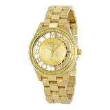 Marc Jacobs Henry Transparent Gold Dial Gold Steel Strap Watch for Women - MBM3338 Buy Now By Marc Jacobs