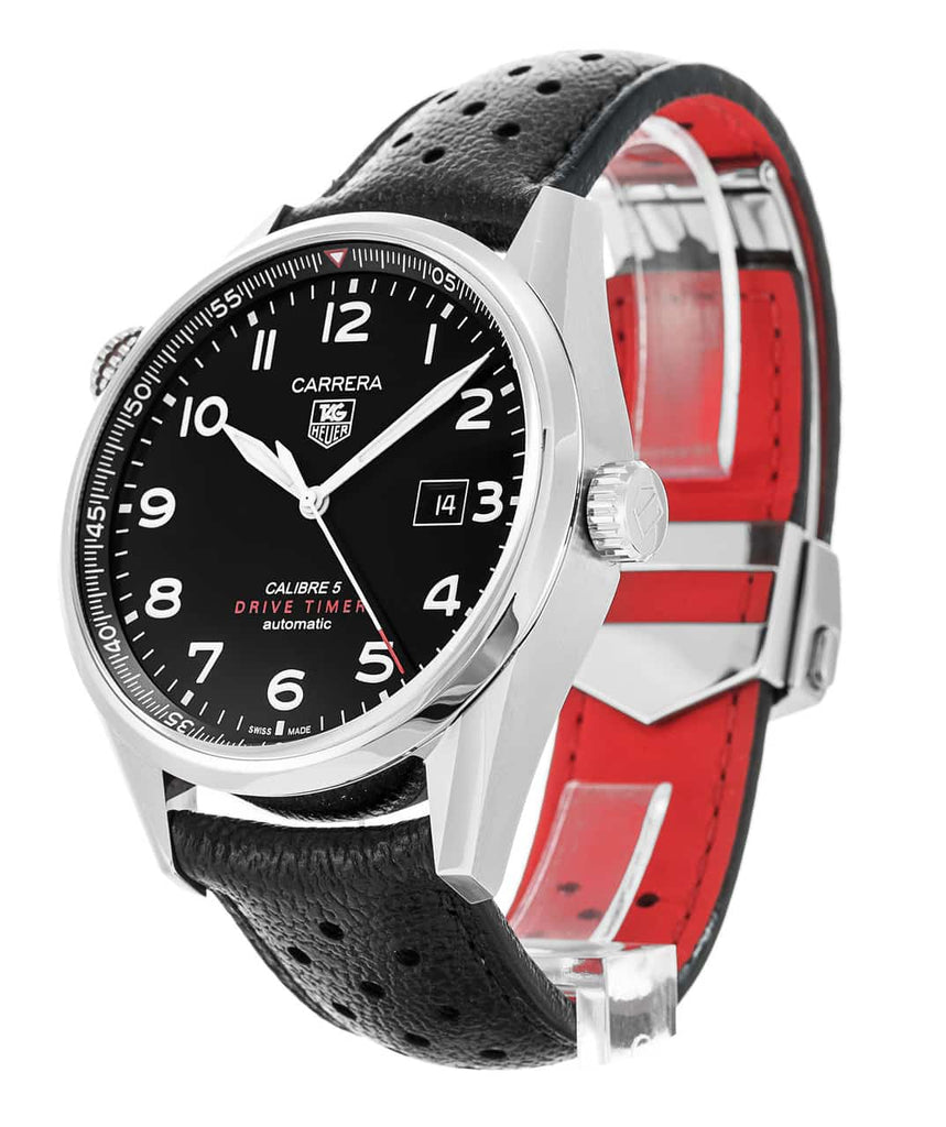 Tag Heuer Carrera Black Dial Watch for Men - WAR2A10.FC6337 Buy Now By Tag Heuer