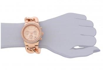 Michael Kors Runway Rose Gold Dial Rose Gold Steel Strap Watch for Women - MK3247 Buy Now By Michael Kors