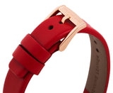 Marc Jacobs Henry Skeleton Red Dial Red Leather Strap Watch for Women - MBM1338 Buy Now By Marc Jacobs