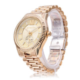 Michael Kors Lexington Quartz Gold Dial Gold Steel Strap Watch For Men - MK8947 Buy Now By Michael Kors