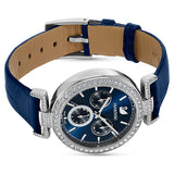 Swarovski Era Journey Blue Dial Blue Leather Strap Watch for Women - 5479239 Buy Now By Swarovski