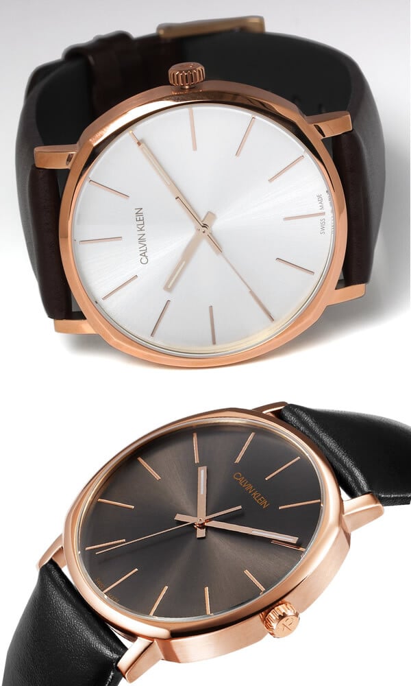 Calvin Klein Posh Black Dial Black Leather Strap Watch for Men - K8Q316C3 Buy Now By Calvin Klein