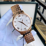 Tissot T Classic Tradition White Dial Rose Gold Steel Strap Watch For Women - T063.610.33.038.00 Buy Now By Tissot