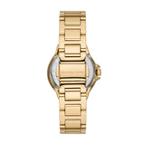 Michael Kors Camille Analog Red Dial Gold Steel Strap Watch For Women - MK7196 Buy Now By Michael Kors