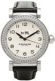 Coach Madison White Dial Black Leather Strap Watch for Women - 14502399 Buy Now By Coach