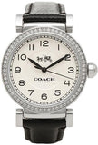 Coach Madison White Dial Black Leather Strap Watch for Women - 14502399 Buy Now By Coach