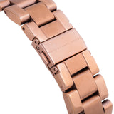 Marc Jacobs Rock Chronograph Mother of Pearl Red Dial Rose Gold Steel Strap Unisex Watch - MBM3251 Buy Now By Marc Jacobs