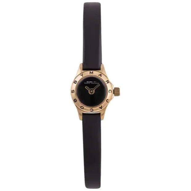 Marc Jacobs Blade Black Dial Black Leather Strap Watch for Women - MBM1345 Buy Now By Marc Jacobs