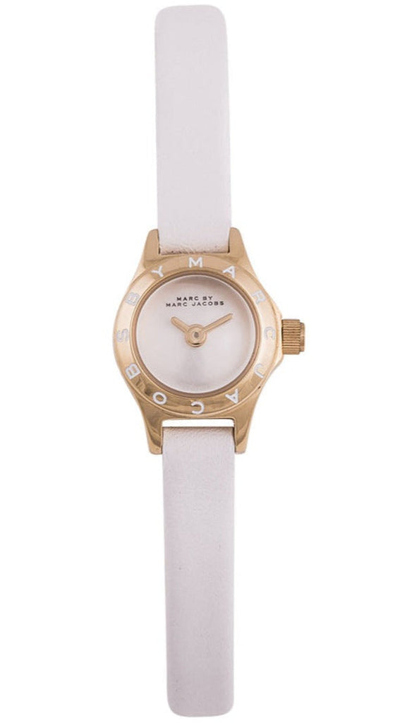Marc Jacobs Blade White Dial White Leather Strap Watch for Women - MBM1344 Buy Now By Marc Jacobs