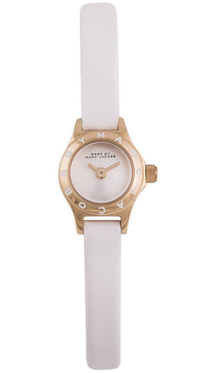 Marc Jacobs Blade White Dial White Leather Strap Watch for Women - MBM1344 Buy Now By Marc Jacobs