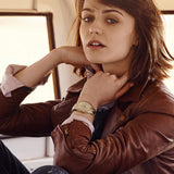 Fossil Cecile Multifunction Champagne Dial Gold Steel Strap Watch for Women - AM4510 Buy Now By Fossil