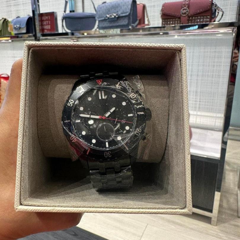 Michael Kors Cunningham Chronograph Black Dial Black Steel Strap Watch For Men - MK8965 Buy Now By Michael Kors