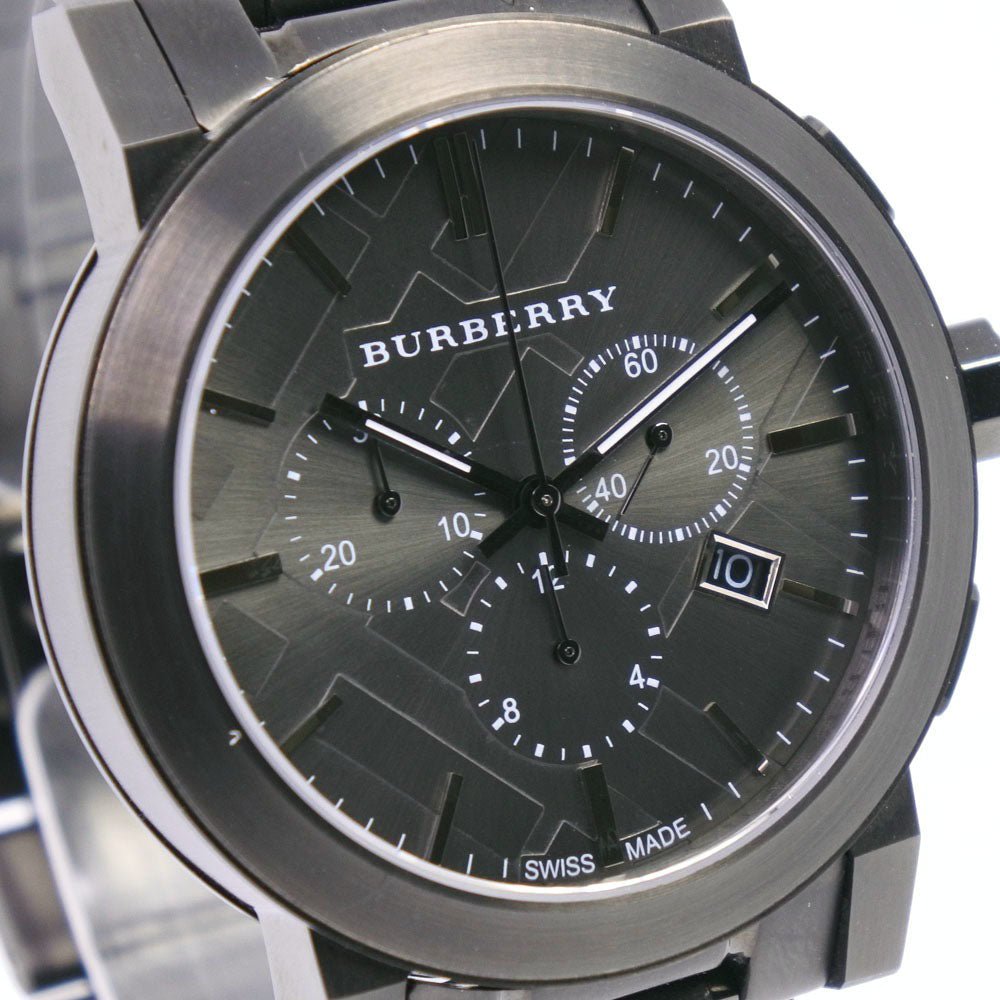 Burberry The City Grey Dial Gunmetal Grey Steel Strap Watch for Men - BU9354 Buy Now By Burberry