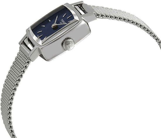 Tissot Lovely Square Blue Dial Silver Mesh Bracelet Watch For Women - T058.109.11.041.00 Buy Now By Tissot