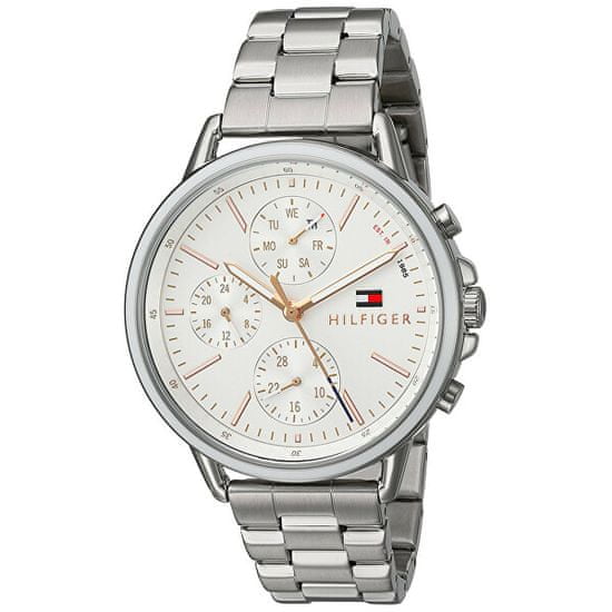 Tommy Hilfiger Carly White Dial Silver Stainless Steel Strap Watch for Women - 1781787 Buy Now By Tommy Hilfiger