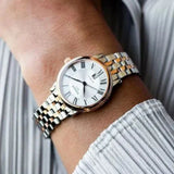 Tissot T Classic Carson Premium 30 White Dial Two Tone Steel Strap Watch for Women - T122.207.22.033.00 Buy Now By Tissot