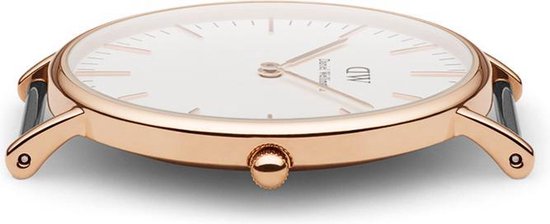 Daniel Wellington Classic Reading White Dial Black Leather Strap Watch For Women - DW00100041 Buy Now By Daniel Wellington