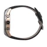 Hugo Boss Onyx Chronograph Grey Dial Black Leather Strap Watch For Men - HB1513366 Buy Now By Hugo Boss