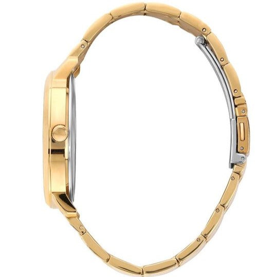 Guess Montauk Gold Dial Gold Steel Strap Watch for Women - W0933L2 Buy Now By Guess
