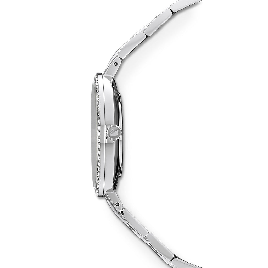 Swarovski Cosmopolitan Blue Dial Silver Steel Strap Watch for Women - 5517790 Buy Now By Swarovski