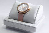 Swarovski Crystal Frost White Dial Pink Leather Strap Watch for Women - 5519223 Buy Now By Swarovski