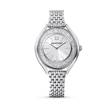 Swarovski Crystalline Aura Silver Dial Silver Steel Strap Watch for Women - 5519462 Buy Now By Swarovski