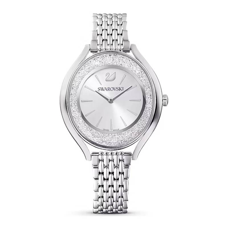 Swarovski Crystalline Aura Silver Dial Silver Steel Strap Watch for Women - 5519462 Buy Now By Swarovski