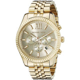 Michael Kors Lexington Gold Dial Gold Steel Strap Watch for Men - MK8281 Buy Now By Michael Kors