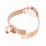 Daniel Wellington Petite Melrose Pink Dial Rose Gold Mesh Strap Watch For Women - DW00100368 Buy Now By Daniel Wellington