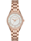Michael Kors Lauryn Mother of Pearl Dial Rose Gold Steel Strap Watch for Women - MK3716 Buy Now By Michael Kors