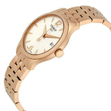 Tissot T Classic Tradition Lady White Dial Rose Gold Steel Strap Watch for Women - T063.210.33.037.00 Buy Now By Tissot