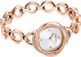 Swarovski Crystal Flower Silver Dial Rose Gold Steel Strap Watch for Women - 5547626 Buy Now By Swarovski