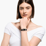 Swarovski Uptown Black Dial Black Leather Strap Watch for Women - 5547710 Buy Now By Swarovski