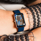 Swarovski Uptown Crystal Blue Dial Blue Leather Strap Watch for Women - 5547713 Buy Now By Swarovski