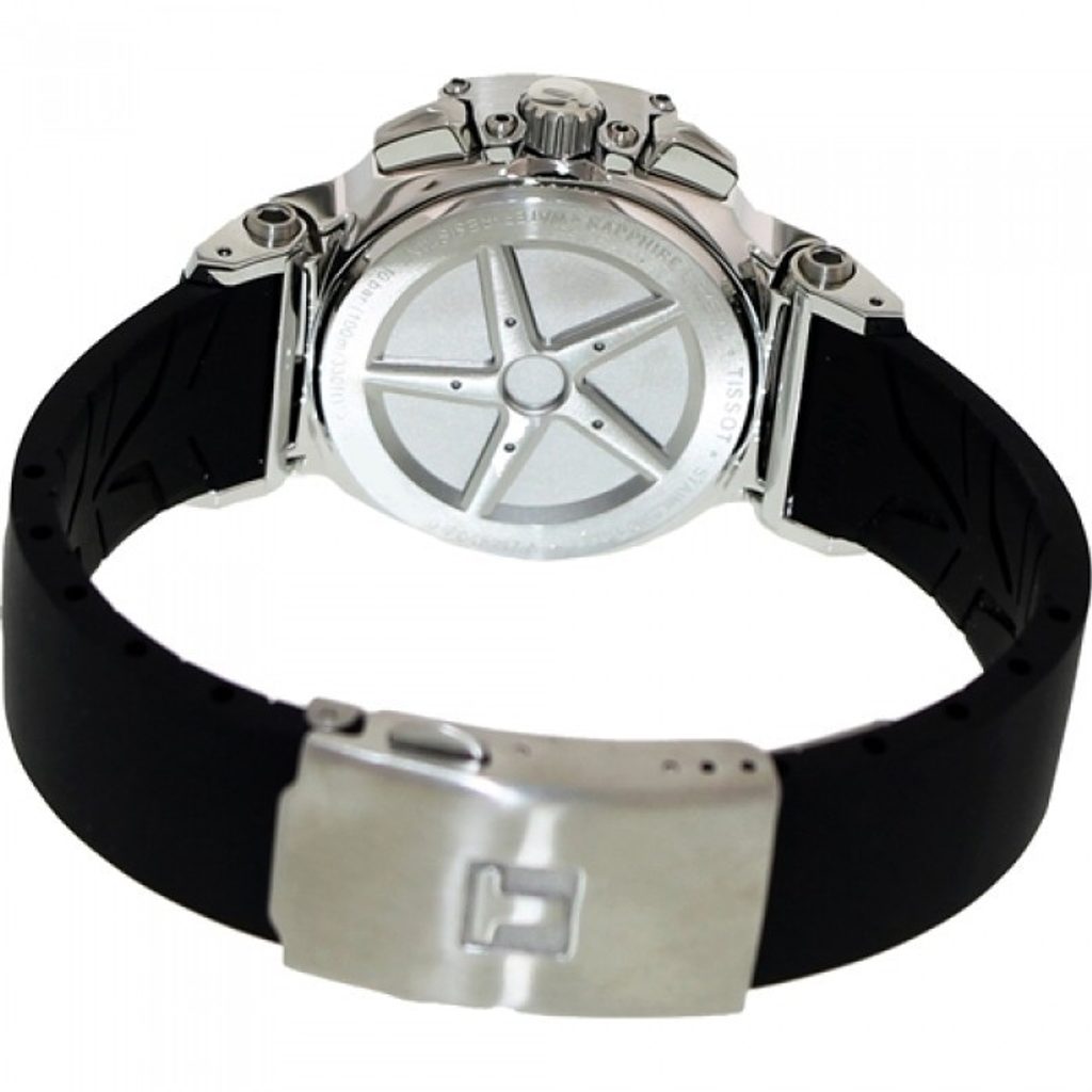 Tissot T Race Chronograph Black Dial Black Rubber Strap Watch for Women - T048.217.17.057.00 Buy Now By Tissot