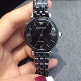 Emporio Armani Ceramica Black Dial Black Ceramic Strap Watch For Women - AR1487 Buy Now By Emporio Armani