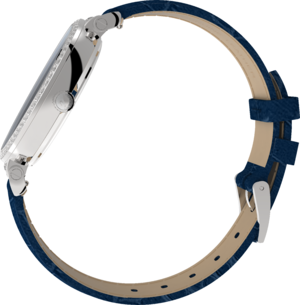 Swarovski Passage Moon Phase Blue Dial Blue Leather Strap Watch for Women - 5613320 Buy Now By Swarovski